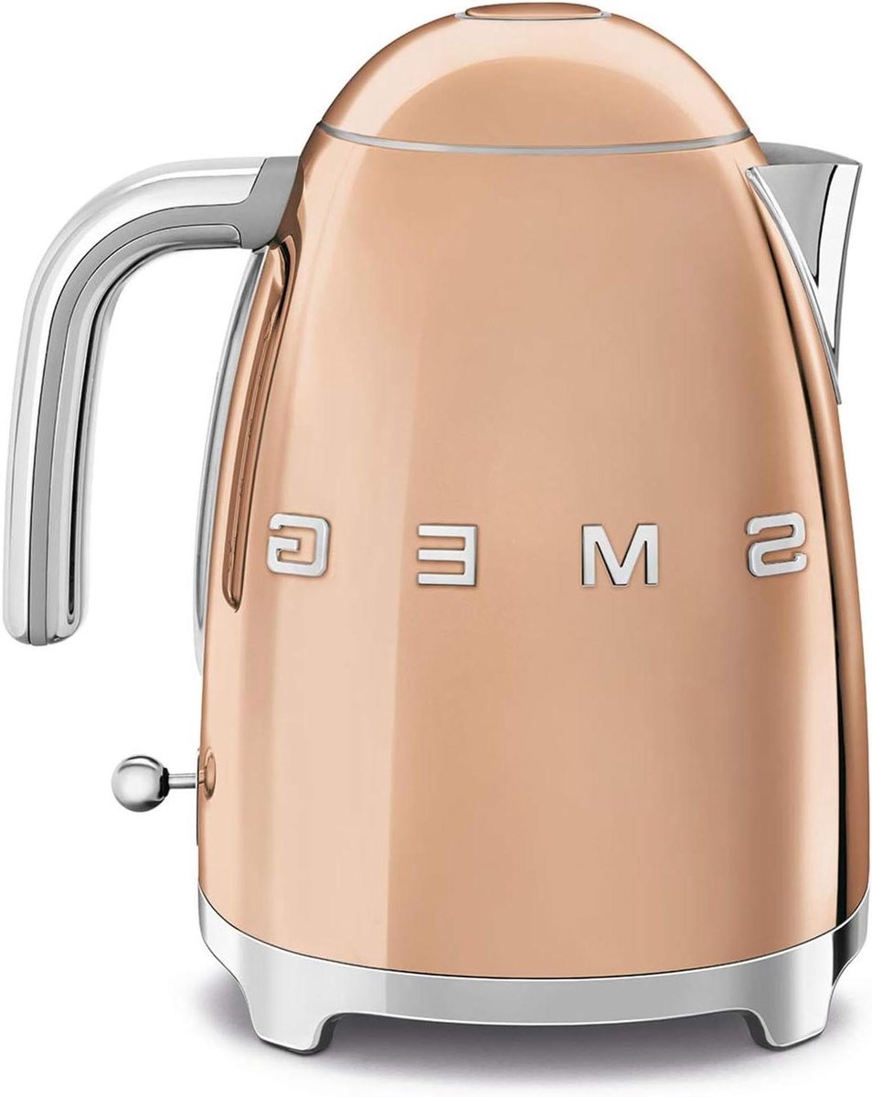 Elektrische Waterkoker - Snelkoker Keuken - Thee Koffie Zetten - Soft Opening Deksel - 17 Liter Capaciteit - Rose Goud