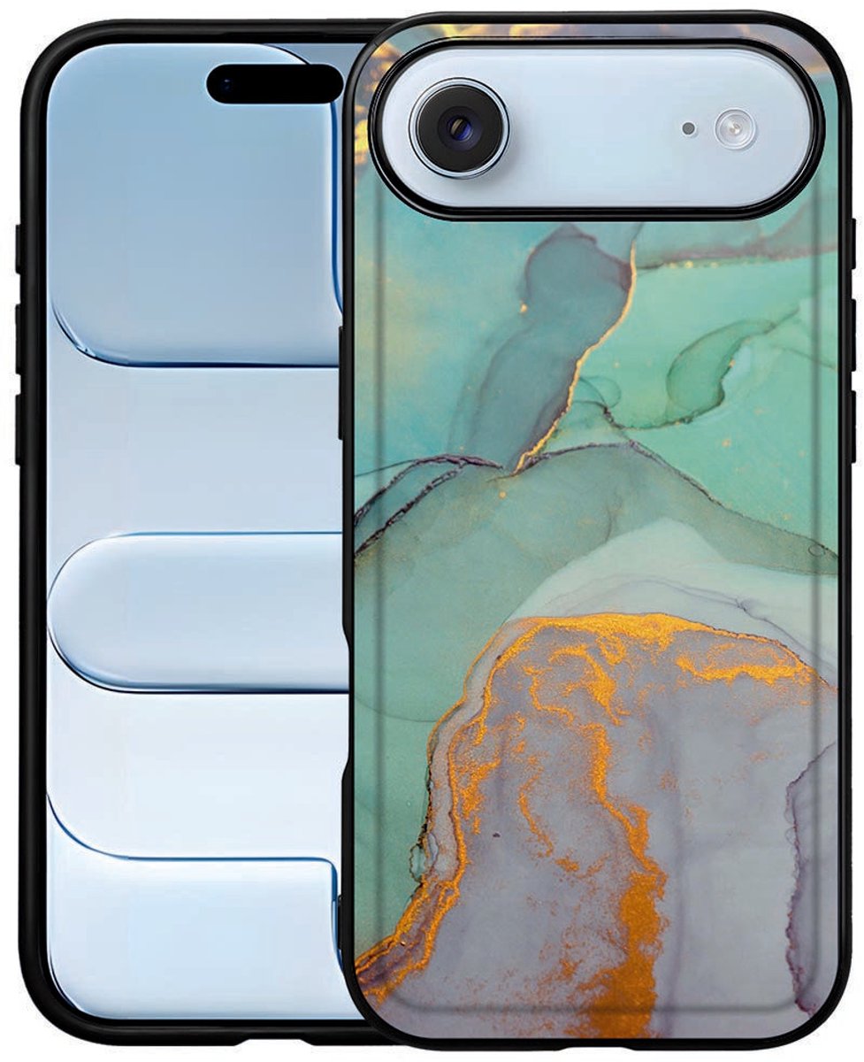 Back Cover voor Watercolor Mix Beschermhoes Apple iPhone Air