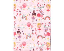 ARKRAFT Cadeaupapier 5 vellen formaat 90 x 65 cm verpakking zonder plastic FSC-vel (148E)