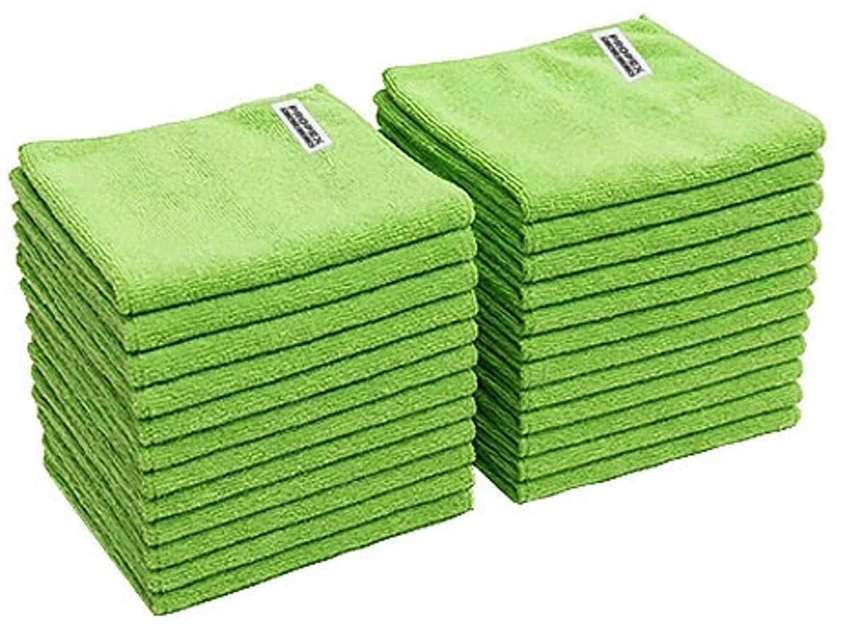 Propex microvezeldoek groen 40 x 40 cm (24 stuks) - Schoonmaakmiddelen - Facilitair