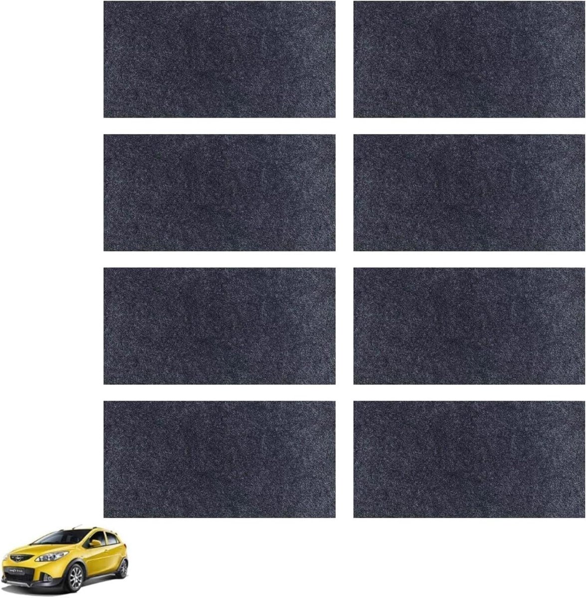 8 stuks Nano Sparkle Cloth, auto-krasverwijderingsdoek, multifunctionele autodoek, Nano Sparkle krasverwijderaar, polijstdoek voor alle kleuren voertuigen