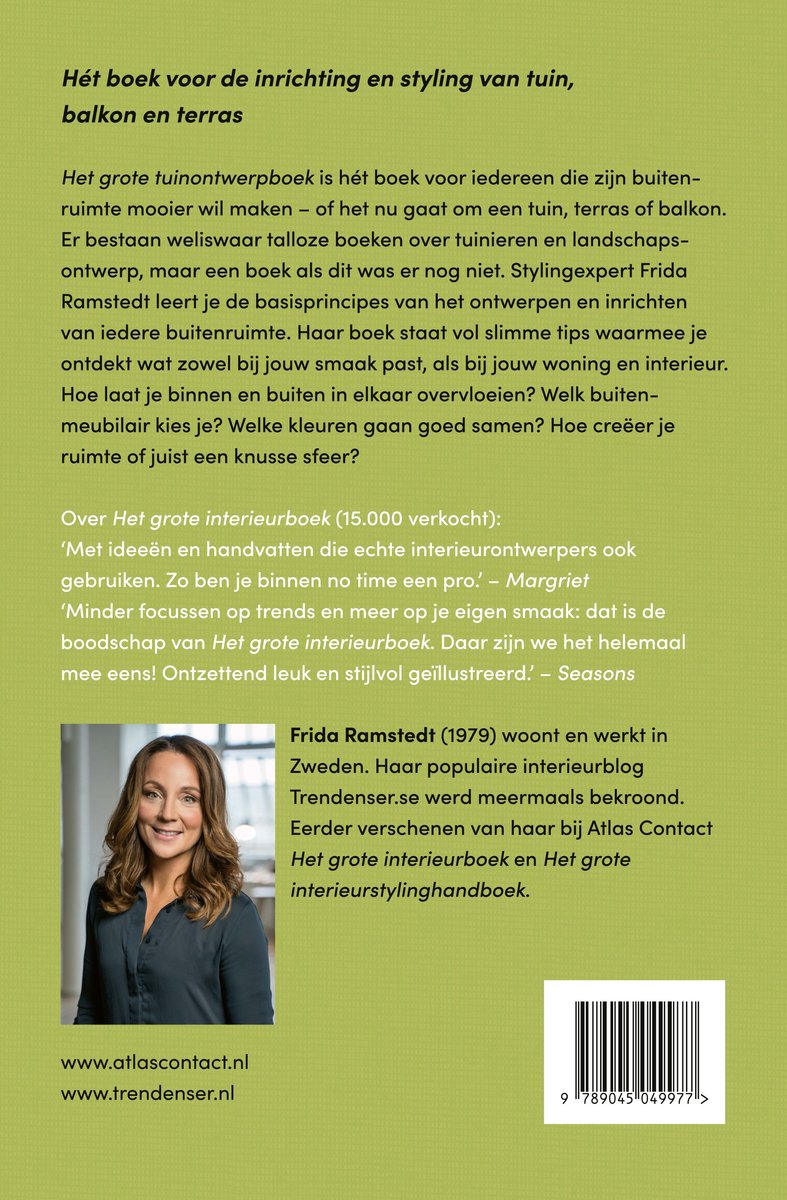 Het grote tuinontwerpboek - back cover
