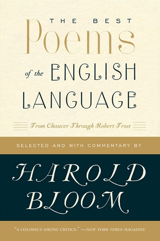 Best Poems Of The English Language