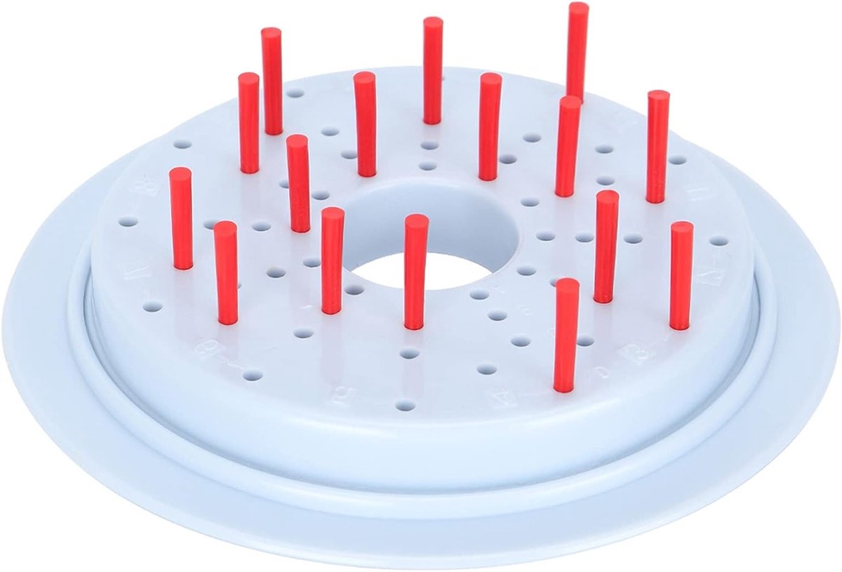 Ronde Breiloom voor Bloemen - Handgemaakte Wol Creaties, Weefgereedschap en DIY Accessoires