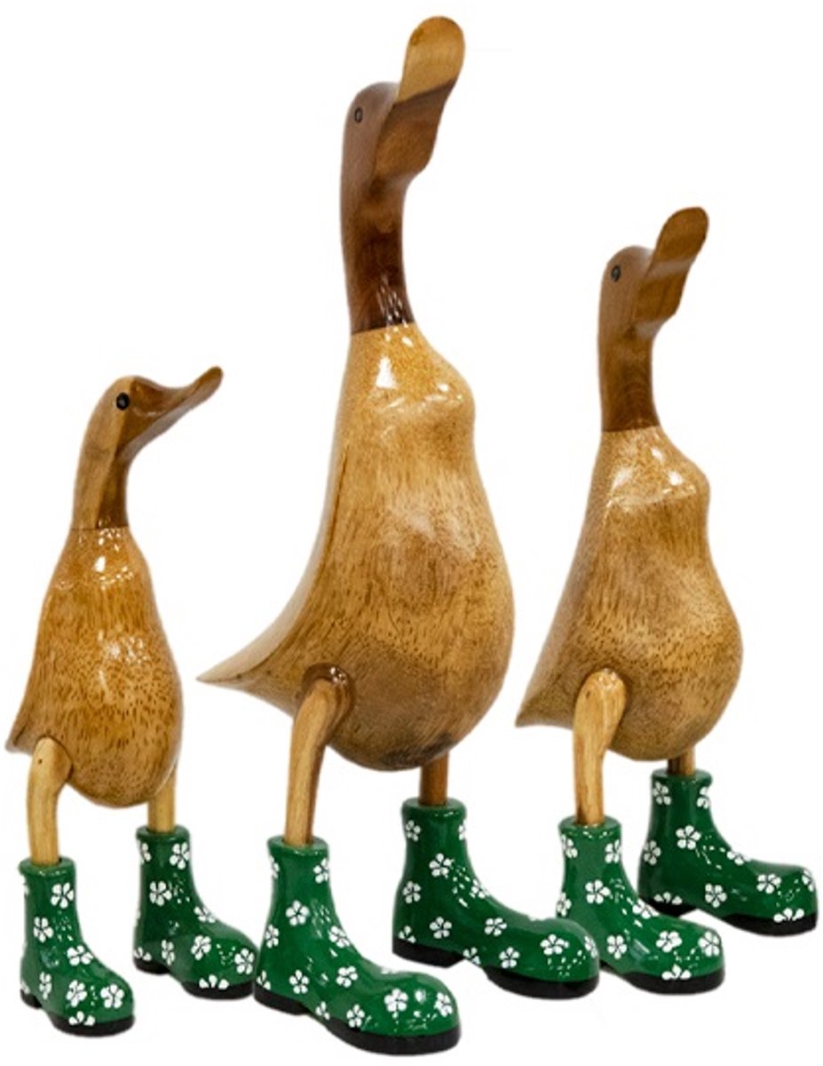 Eenden groen set van 3