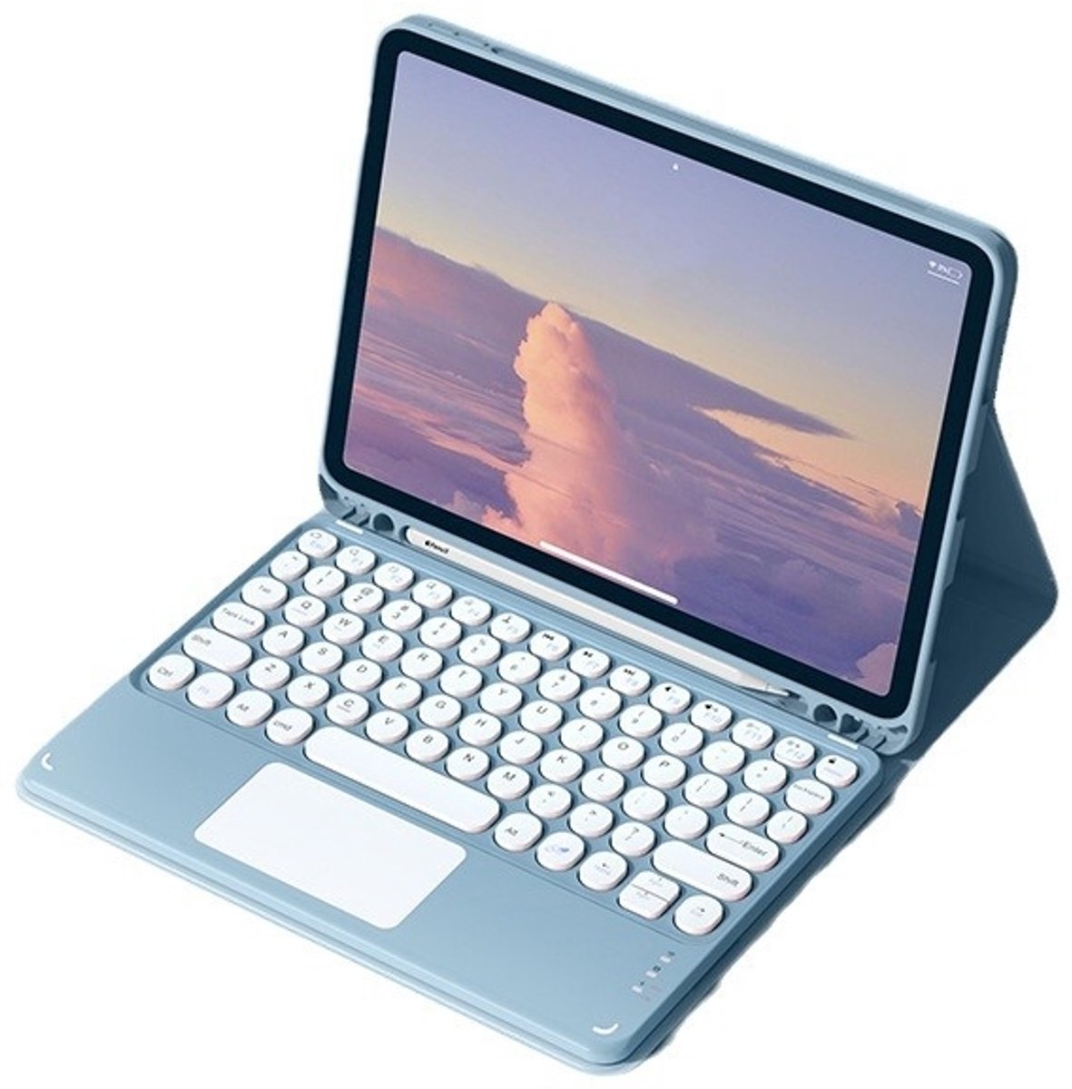 Bluetooth-toetsenbordhoes voor Samsung Galaxy Tab S6 Lite