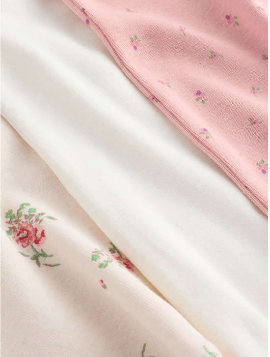 Next - Meisjes - Set van 3 hemdjes - Roze