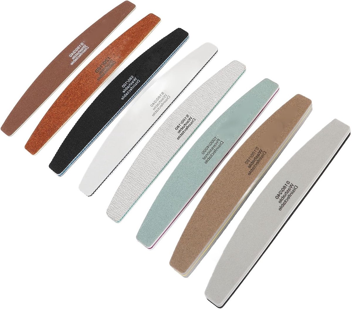 Professionele Halve Maan Nagelset voor Snelle Polijsten en Vormen van Nagels - Manicure Gereedschap Kit voor Perfecte Nagels en Nagelverzorging