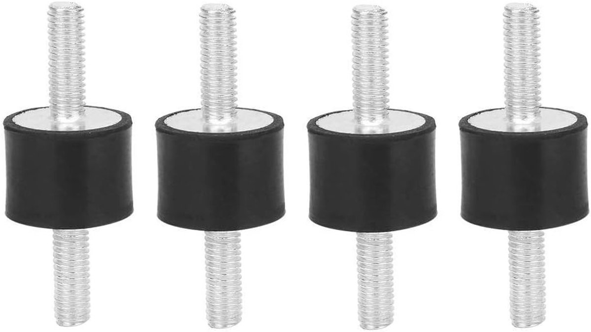 Rubber Montage Steunen voor M6, 4 Stuks Silentblock Dempers, Schokdempers voor Diesel en Benzine Motoren