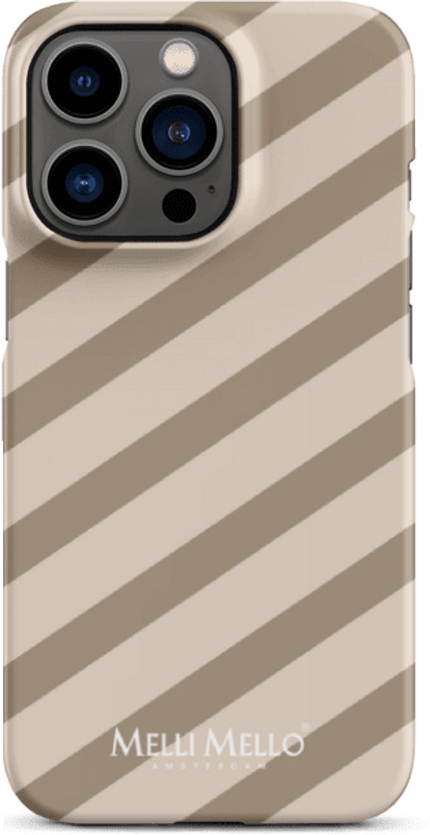 Melli Mello Telefoonhoesje Sand Stripe (Hard Case) - Apple iPhone 13 Pro