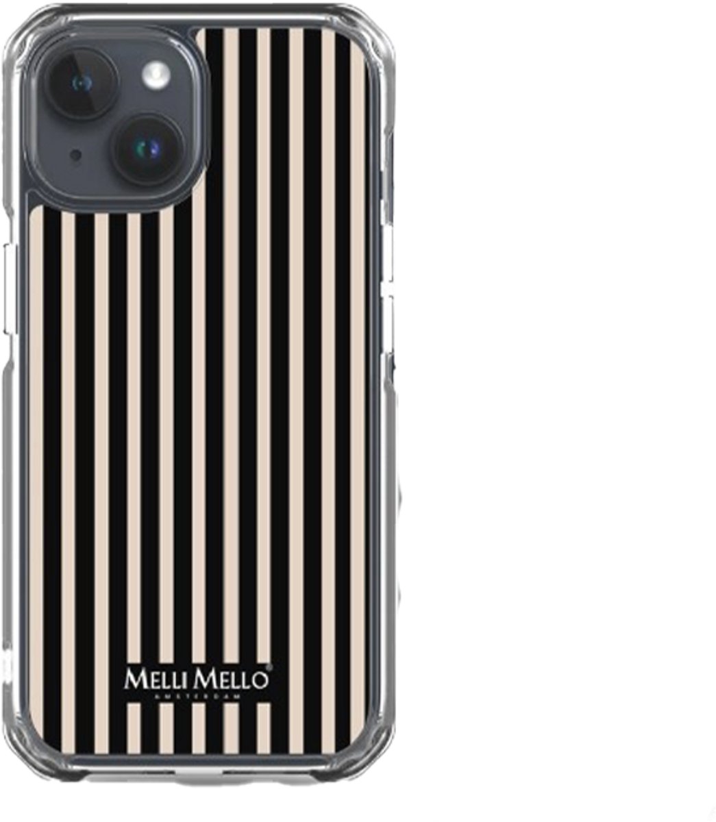 Melli Mello Telefoonhoesje Midnight Lines (Soft case) - Apple iPhone 15