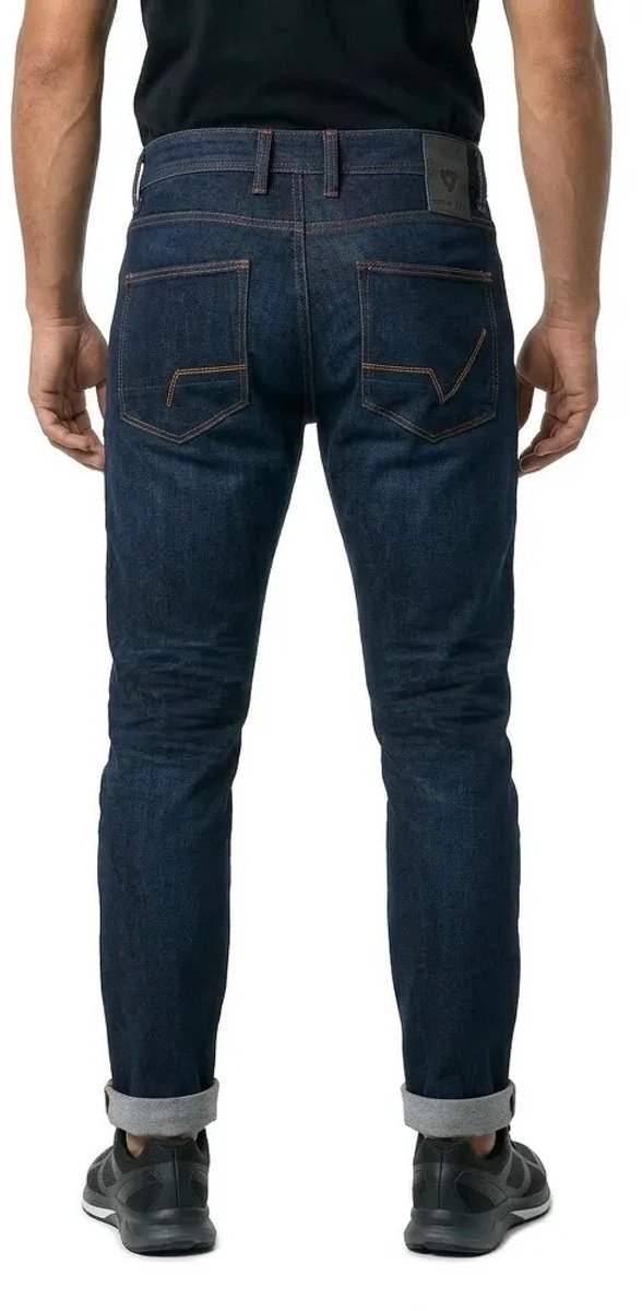 REV'IT! Jeans Lewis Selvedge TF Dark Blue L34 Motorcycle Pants - Maat 36/34 – foto 5