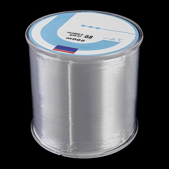 Monofilament Vissnoer 500M Duidelijk Nylon Vissnoer 2-35LB voor Zoet- en Zoutwater Hengelen, Sterk en Duurzaam Vissersmateriaal van Merkloos — afbeelding 2