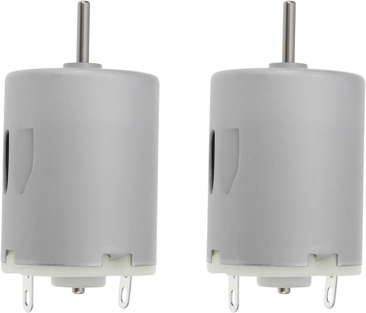 Kleine Elektrische Motor - Mini Motor Hobby - Modelbouw Projecten - Compact Ontwerp - 30.5mm x 24mm - Zilver