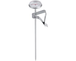 NTH products- Melkthermometer Roestvrij Staal - Digitale Keukenthermometer - Temperatuurbereik -10~110 ℃ - Met Clip - Voor Koffie en Jam