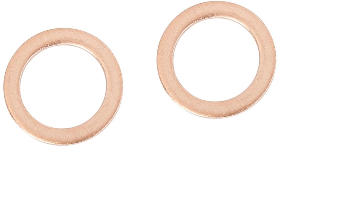 MTTproducts- Olieafvoer Stekker - 2 Stuks - Afdichting - Aluminiumlegering - Binnendiameter 14 mm - Buitendiameter 20 mm - Voorkomt Binnendringen van Olie - Oliedop