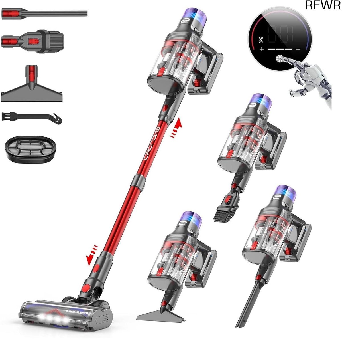 SteelStofzuiger Draadloos - Vacuum Cleaner - Kruimelzuiger - vloeronderhoud
