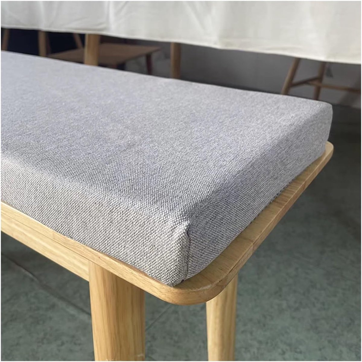 Luxe Dun Kussen voor Binnen en Buiten - Comfortabel Zitkussen voor Tuinbank, Sierkussen voor Erker en Terras