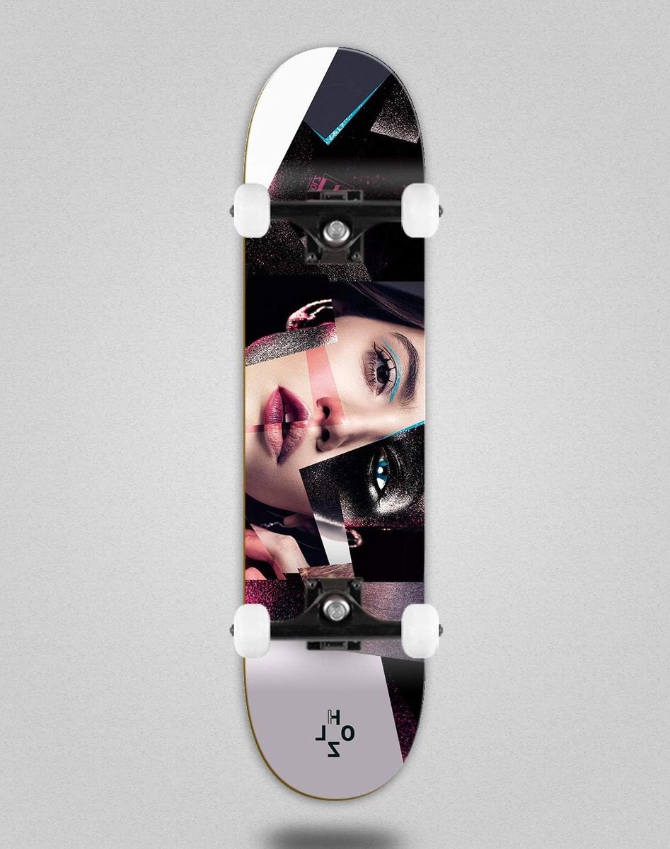 Compleet Skateboard Hout Board Buiten Bewegen Uniek Mozaïek Design 8.0 Inch