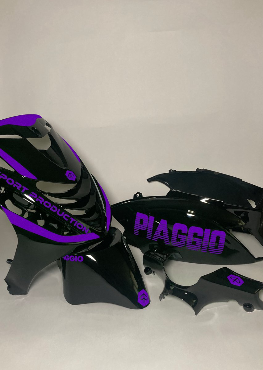 Piaggio Zip Stickerset - Piaggio - Paars