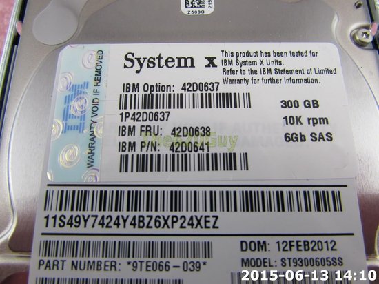 Snelle 300GB Interne SAS Harde Schijf 2.5 inch 10000 RPM Hot-Swap van Snelle — afbeelding 2