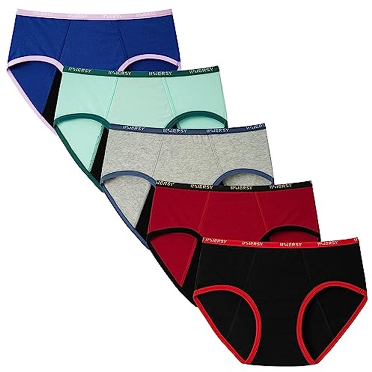 Comfortabel Menstruatie-ondergoed voor Meisjes - Katoenen Onderbroek voor Tieners 10-16 Jaar - 5 Stuks