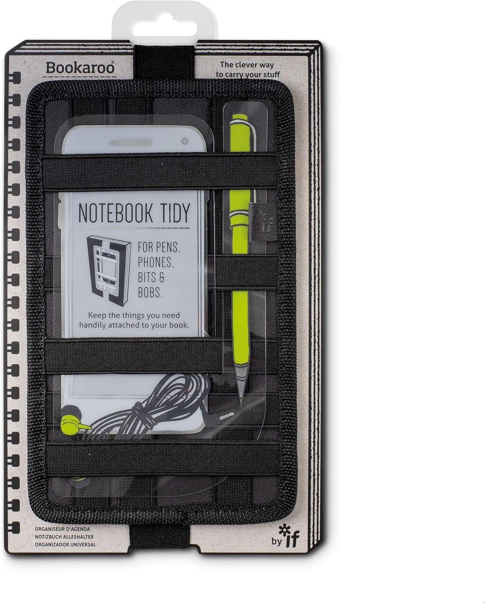 Universele Notebook Organizer met Elastische Band voor Pennen en Telefoon