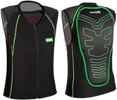 Rugprotector voor Skiën en Snowboarden – Uitneembare Rugbescherming met Memory Foam – Elastische Veiligheidsvest voor Kinderen en Volwassenen