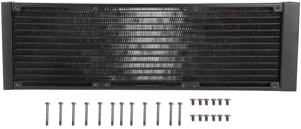 Dailygoods - Dailygoody - 360 Radiator - PC Waterkoeler - Eenvoudige installatie - 360mm Formaat - Warmtewisselaar - Geschikt voor Gaming PC's - 12 Buizen