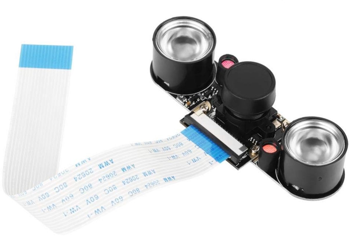 Dailygoods - Cosensi - Dailygoods - Dailygoody - 5 MP Nachtzicht Camera Module - Hoge Resolutie - 130° Kijkhoek - Verbeterd Zicht - Geschikt voor Beveiliging - Compact en Lichtgewicht