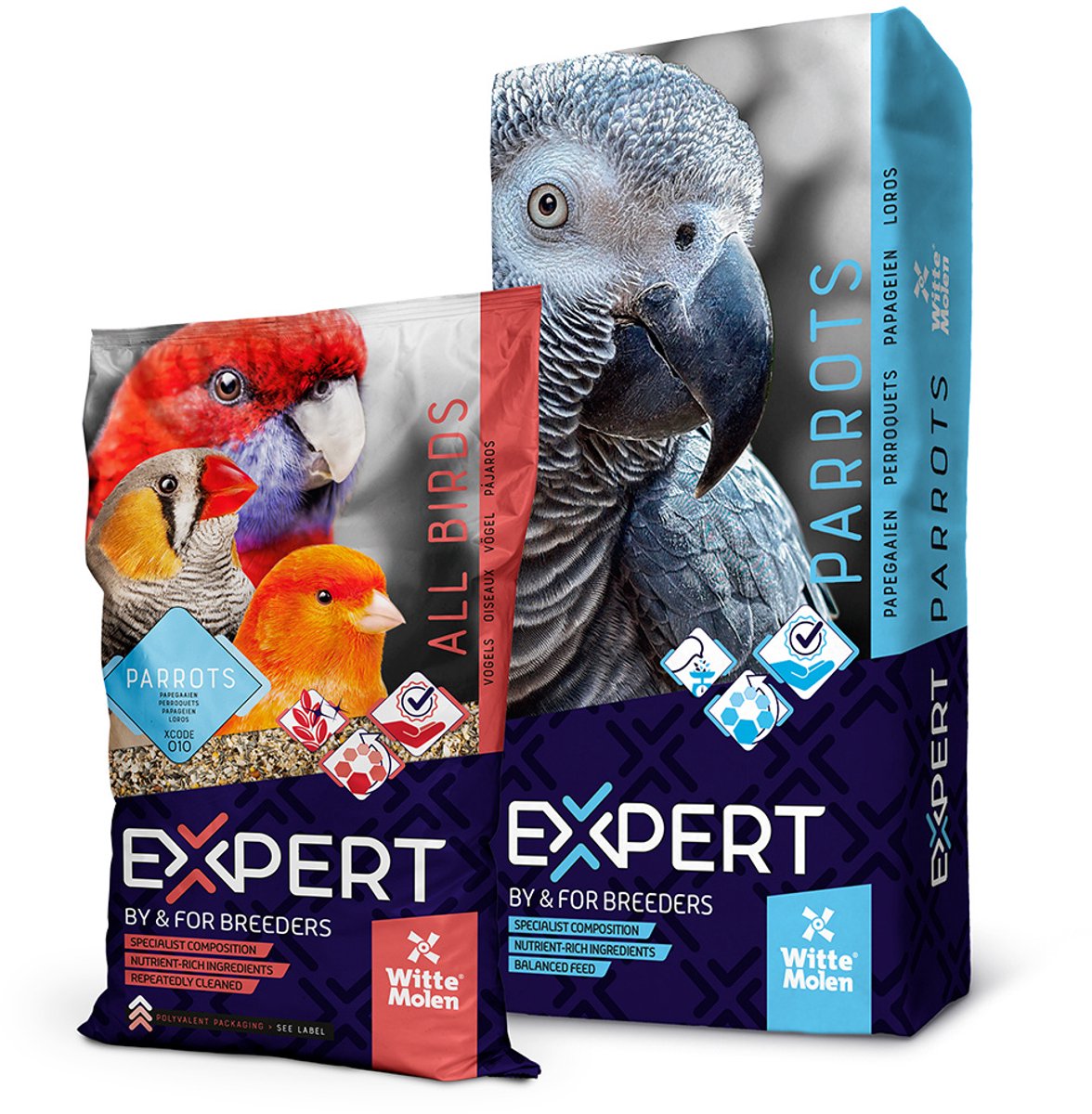 Witte Molen Papegaaien zadenmix met pinda’s | energierijk mengvoer 4 kg