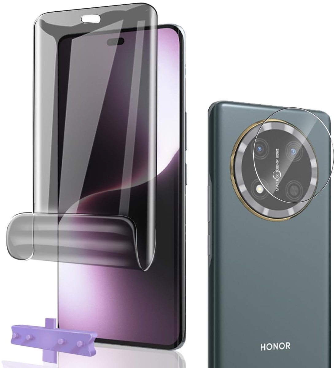 Dailygoods - TPU Privacy Displaybeschermfolie voor Honor Magic 7 Lite