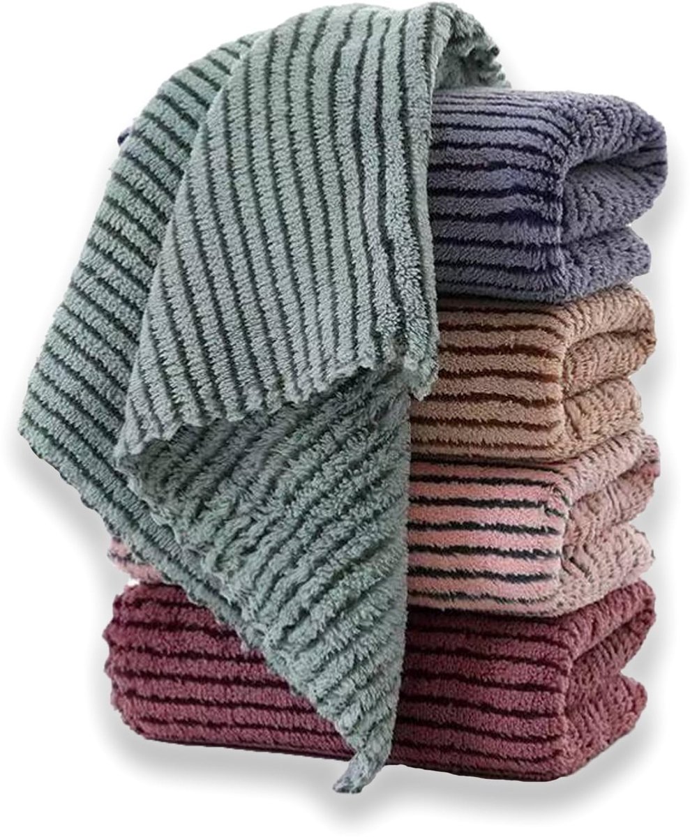 Dailygoods - 5 Stuks Microvezelhanddoeken voor Huishoudelijk Gebruik