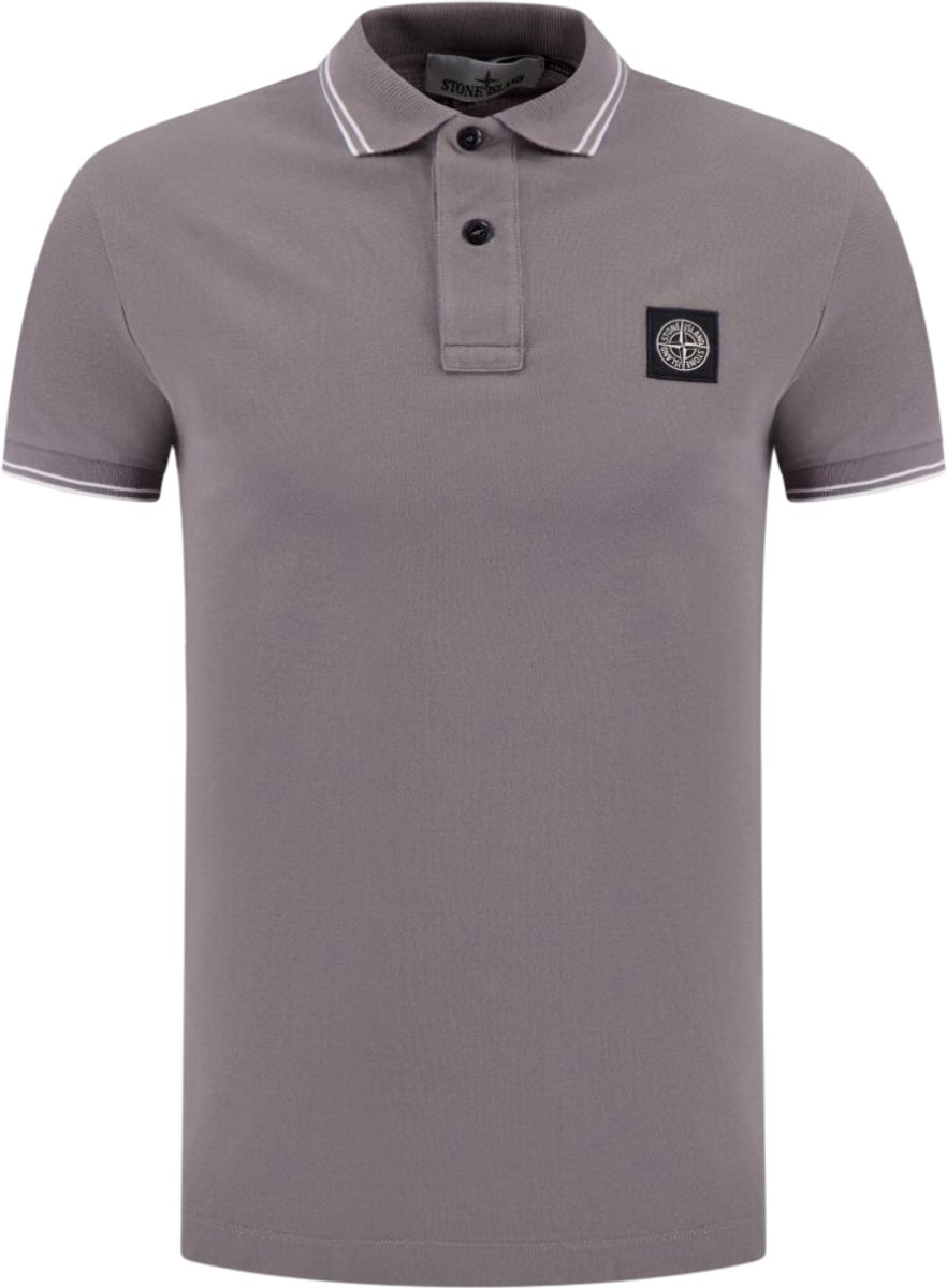Stone Island SS Polo 'Cement'.