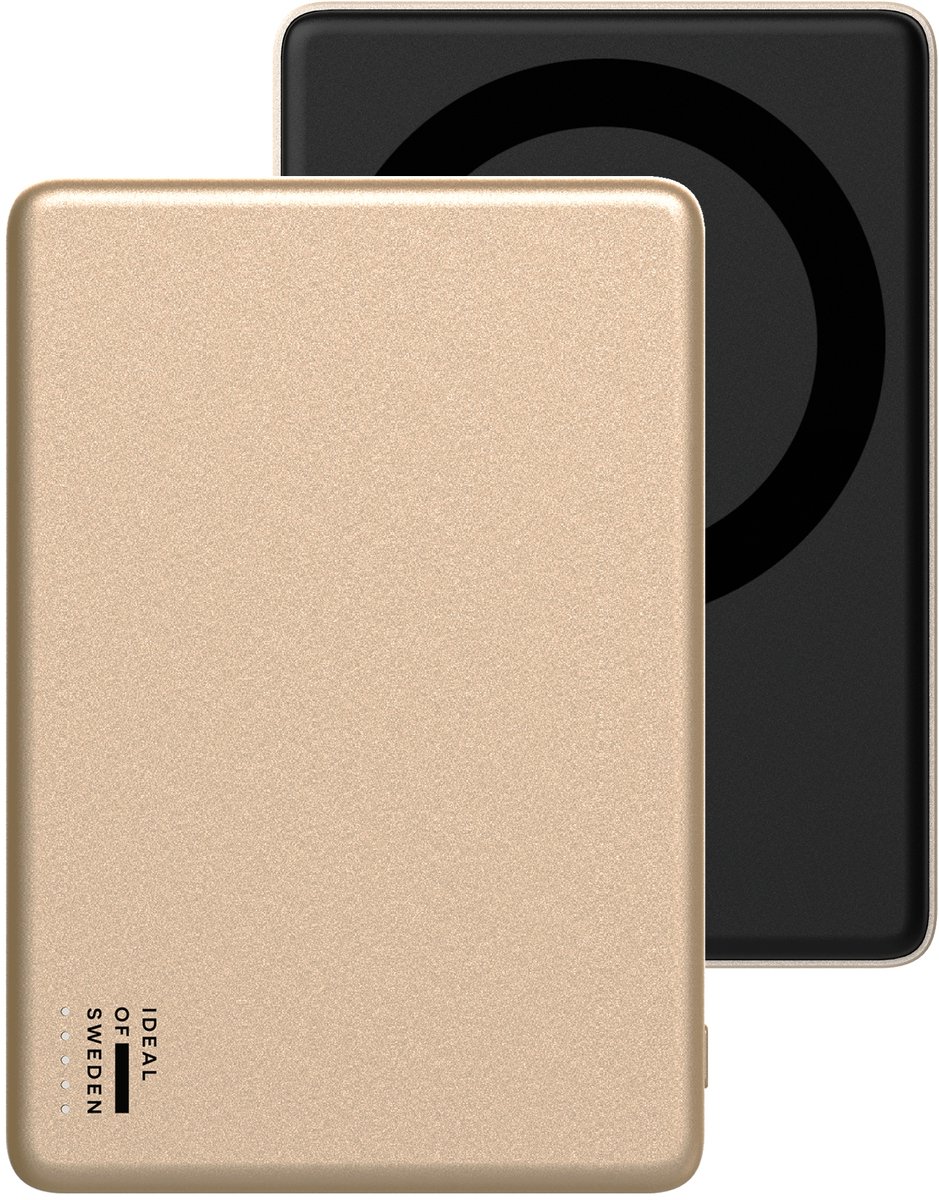 iDeal od Sweden - Slanke Powerbank MagSafe 5000 mAh Goud