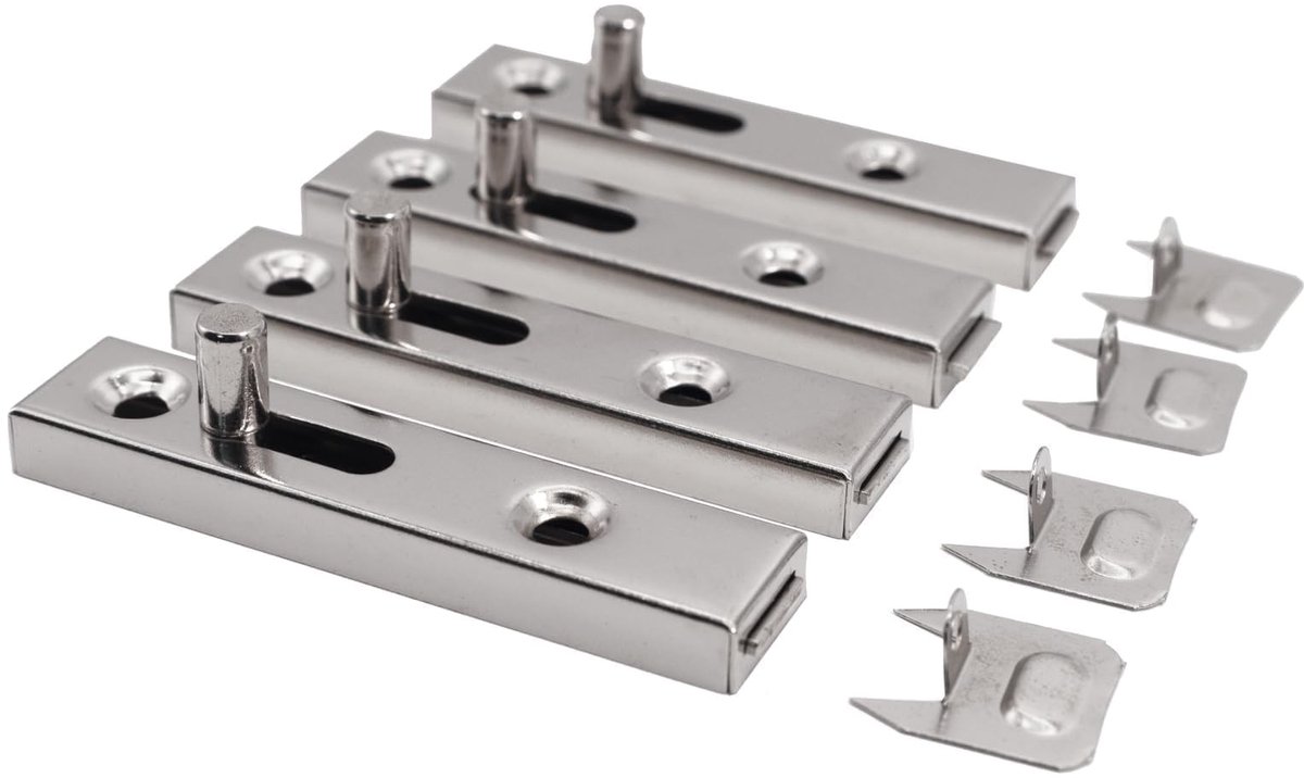 Dailygoods - Set van 4 Metalen Meubelbouten 70 mm voor Beveiliging