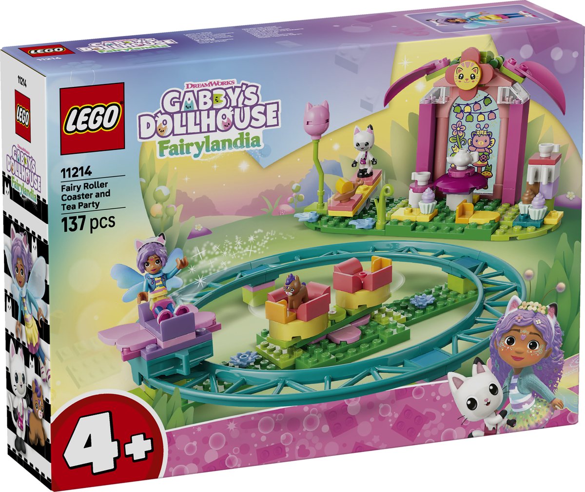 LEGO 11214 Gabby's Dollhouse - Feeënachtbaan en theekransje