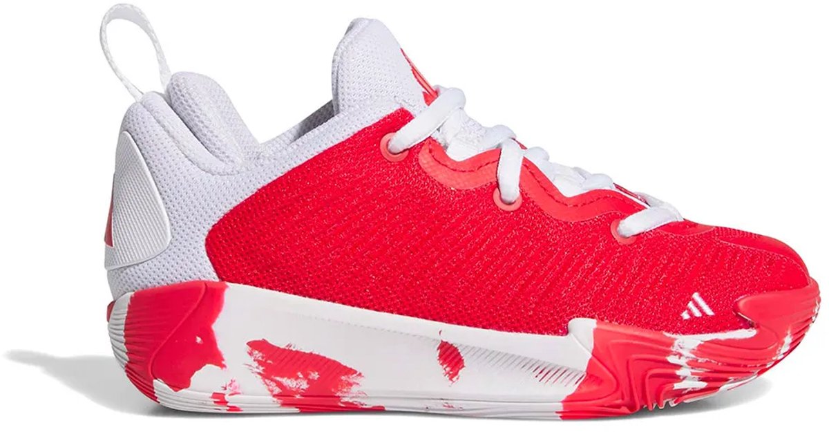 Adidas Initiation K Junior Basketbalschoenen 1/2 Kinderen Rood