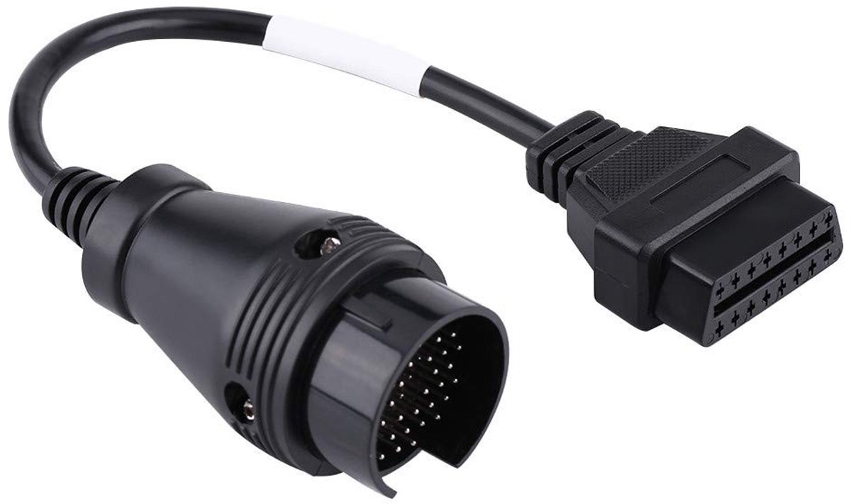 Dailygoods - Dailygoody - Adapterkabel OBD2 - 38-pins naar 16-pins - Professionele Diagnostische Kabel - Flexibel en Duurzaam - Geschikt voor Trucks - 100% Nieuw