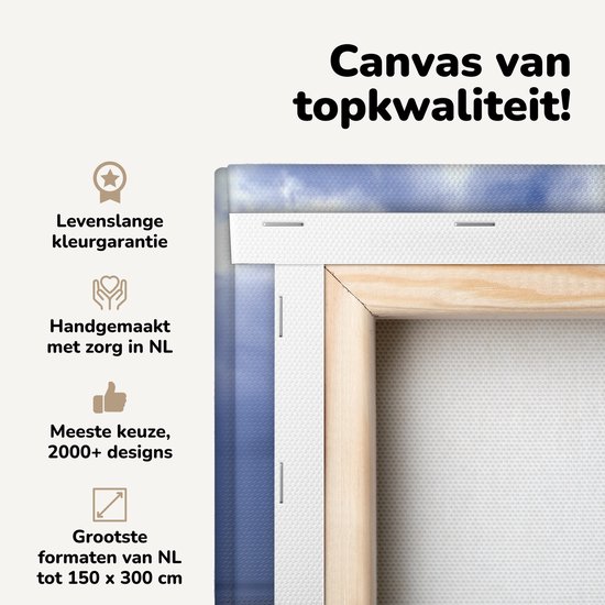 Canvas schilderij 120x80 cm - Wanddecoratie Eilanden bij Bora Bora - Muurdecoratie woonkamer - Slaapkamer decoratie - Kamer accessoires - Schilderijen op canvas