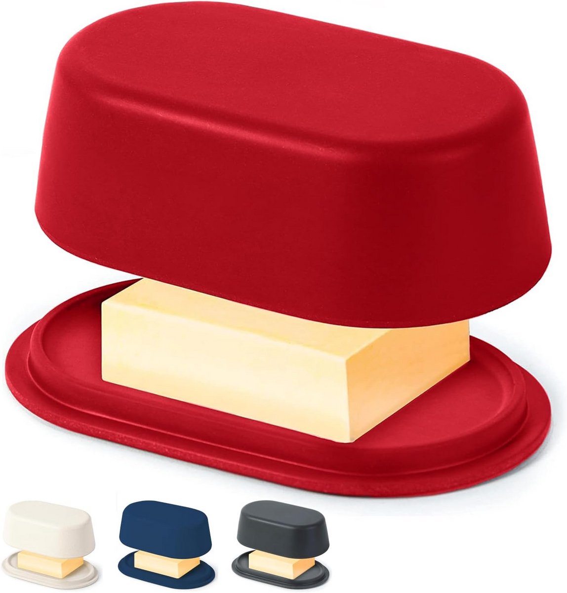Butter dish with lid - Food storage container - Butter storage container - Table accessory