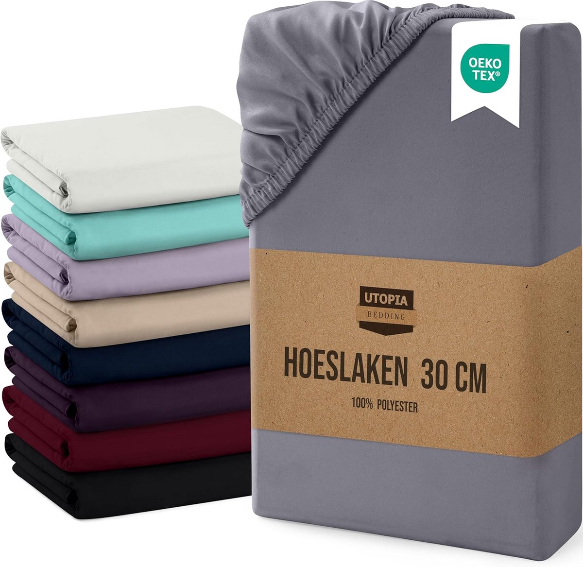 Matrasovertrek 180x200 - Hoeslaken - Matrashoes - Super Zacht - Jersey Hoes