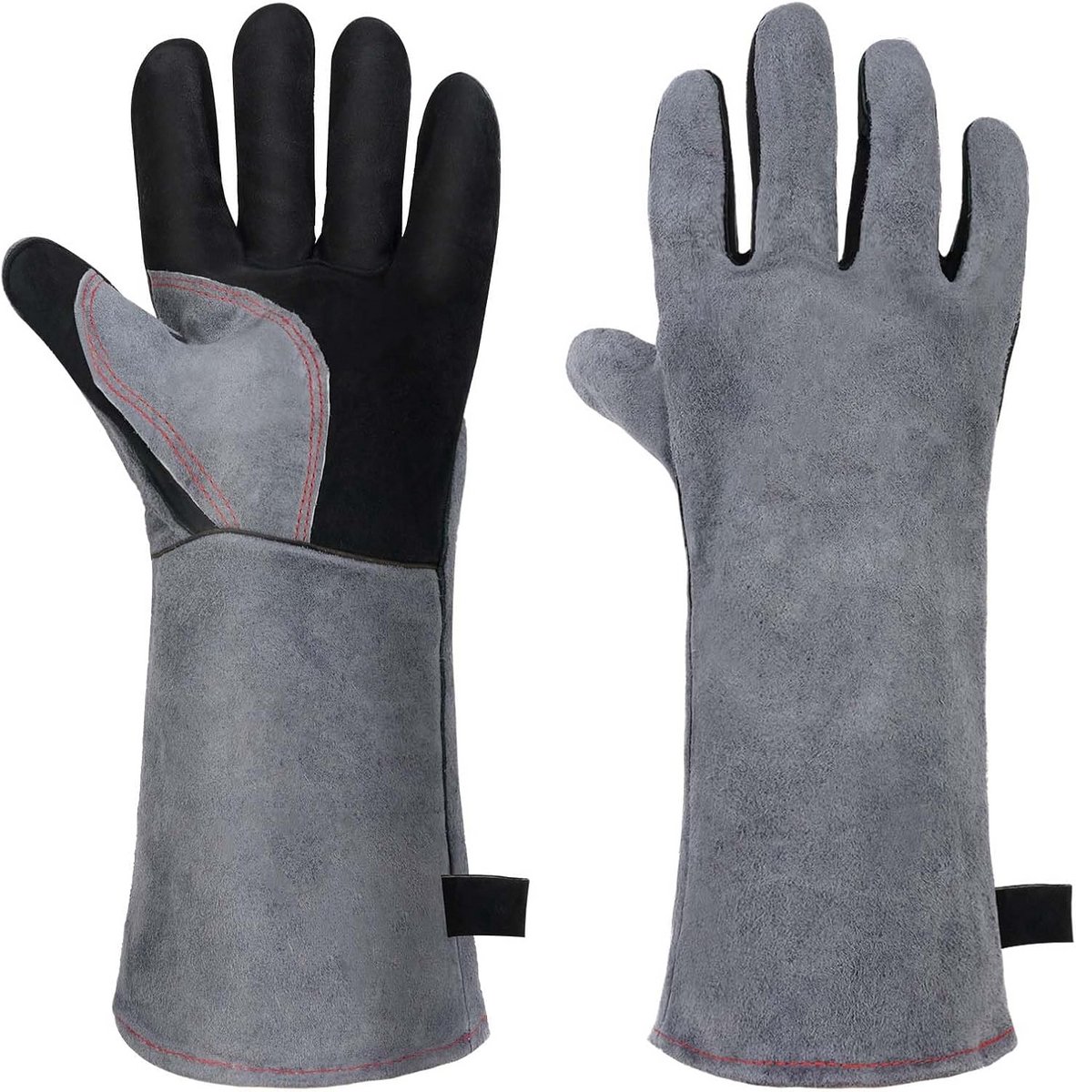 Barbecue en oven handschoenen - Hittebestendige wanten - Set van 2 - One size - grillwanten