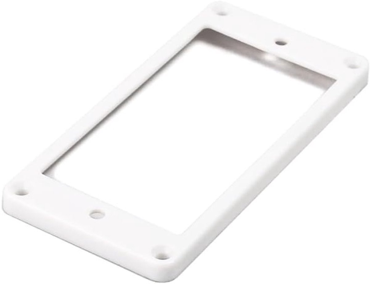 Flat Plastic 6-String Humbucker Pickup Frame Mounting Ring voor Elektrische Gitaar - 92 x 46 mm, Duurzaam en Lichtgewicht Accessoire