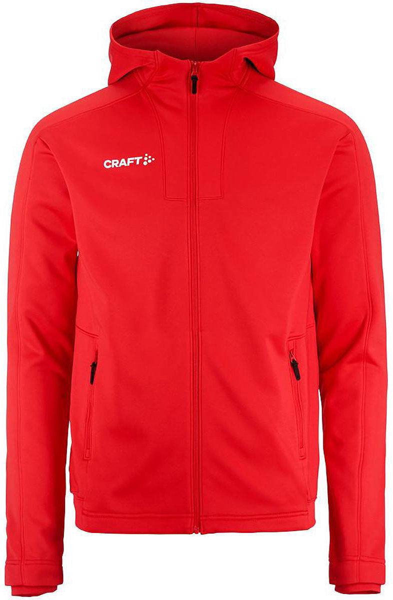 786x1200.jpg Craft Evolve 2.0 Jas Met Kap Heren - Rood | Maat: L - Afbeelding 1
