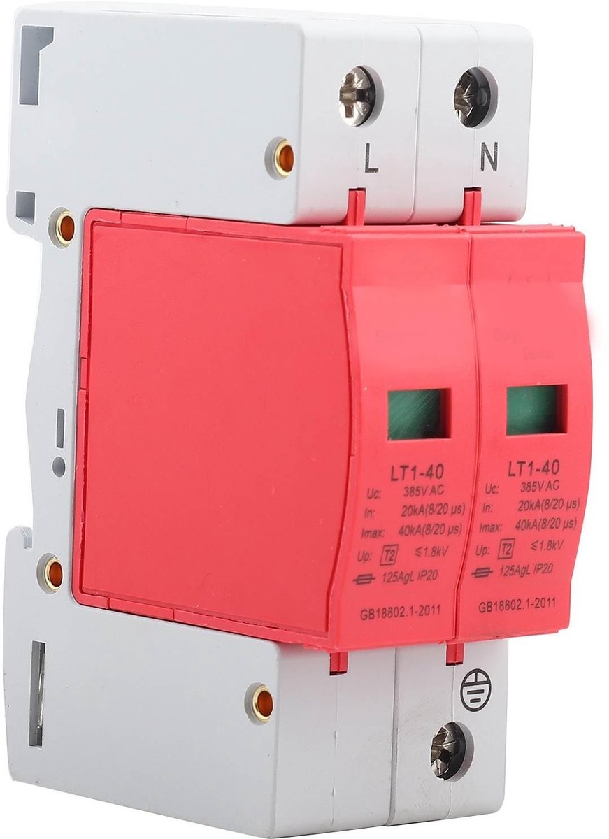 Allecto - Bliksembeveiliging - Surge Protectie voor Lage Spanning - 385V - Veiligheid - Bescherming tegen overspanning - Essentieel voor elektrisch...