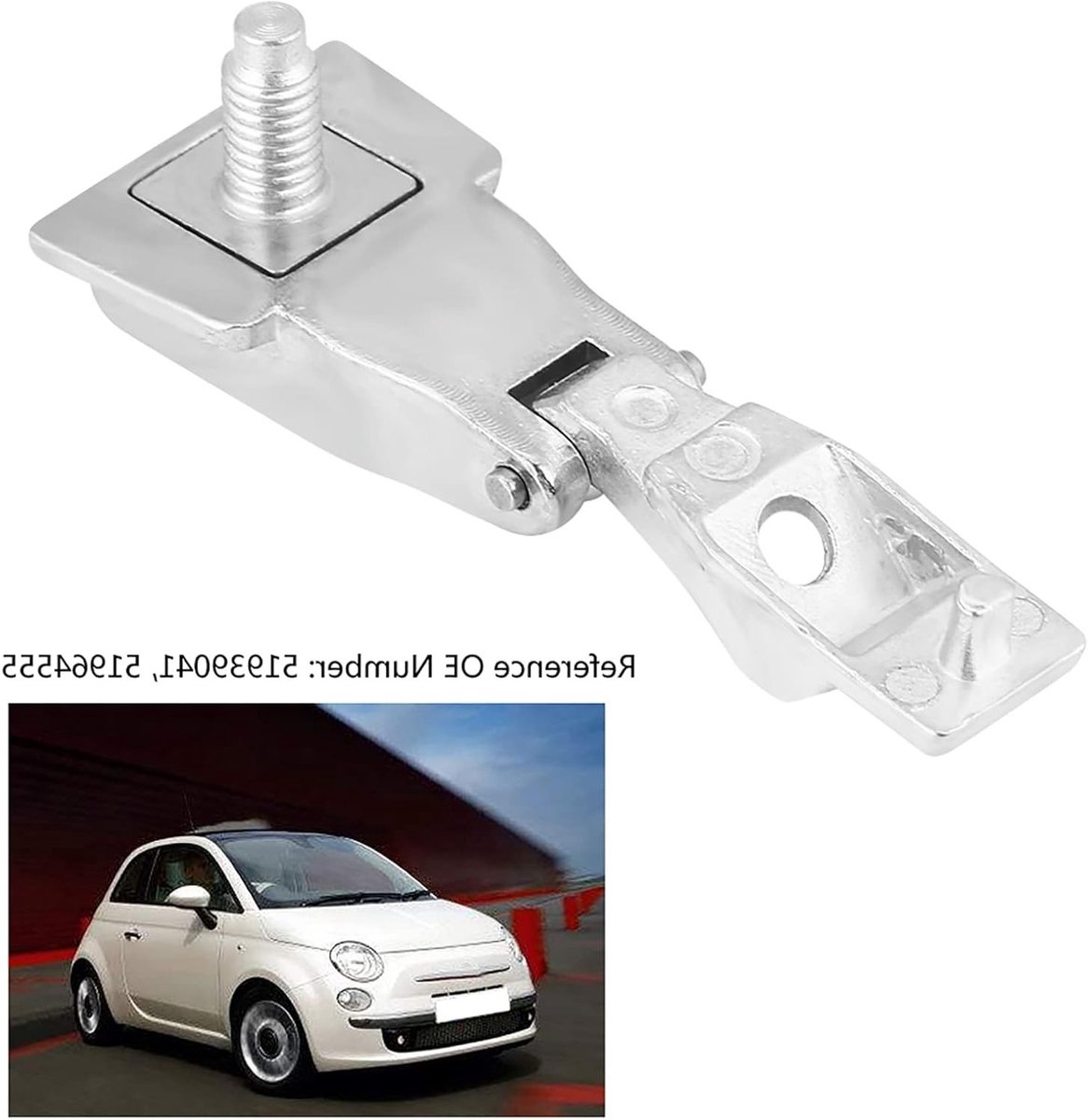 Dailygoody - Deurhendel Hinge Repair Kit voor Fiat 500 - RVS Hinge Reparatie Tool
