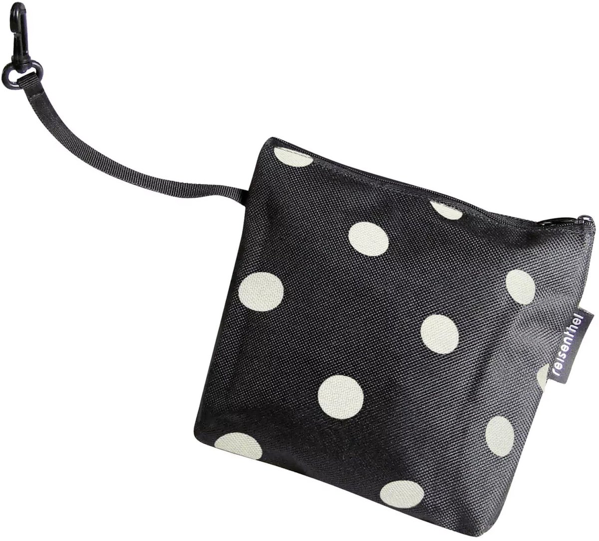 Bol.com Mand reisenthel zwart dots klickfix - ZWART aanbieding