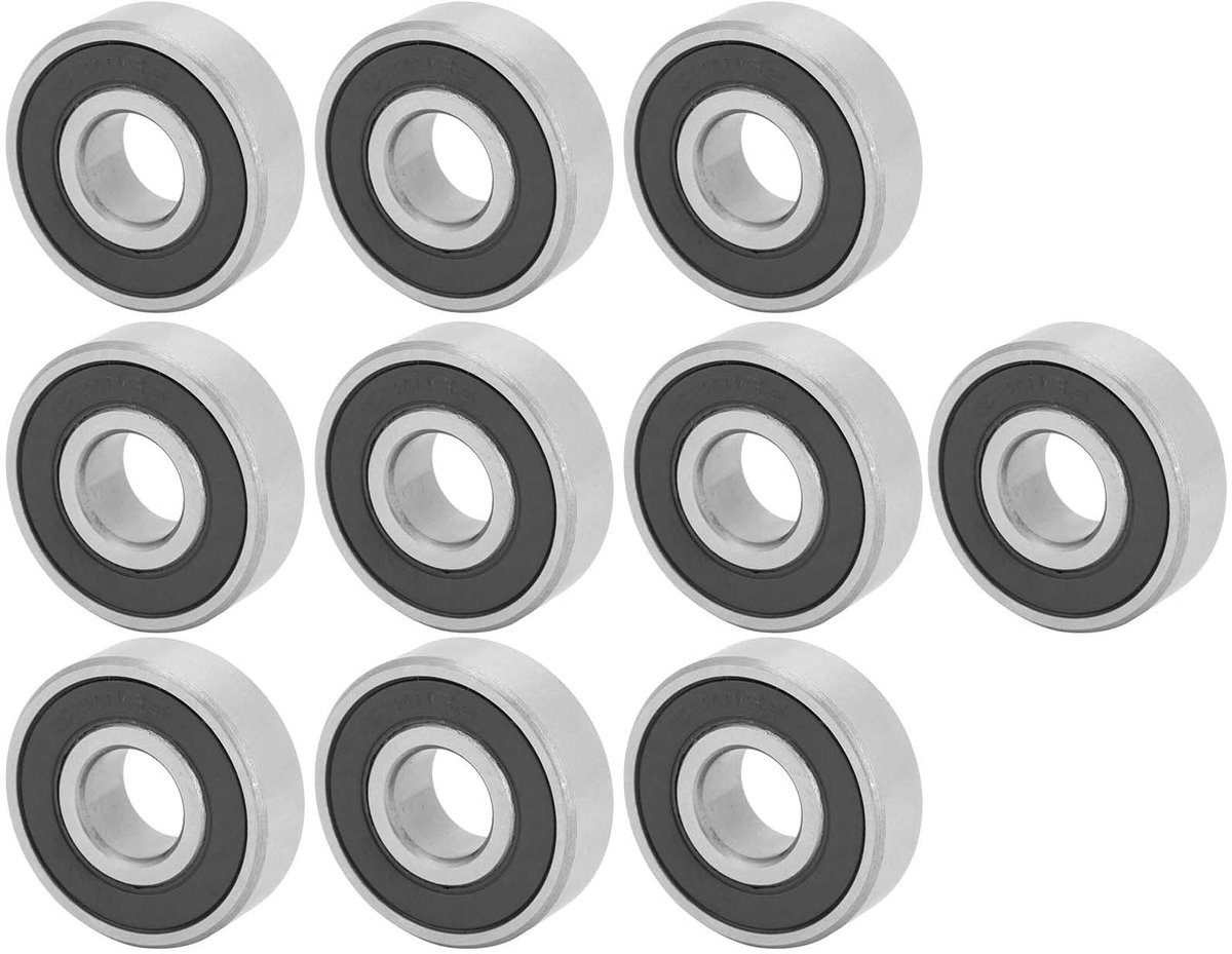 Allecto - Kogelgelagerde Lagertjes - Hoogwaardige Prestaties - 12 x 32 mm - Duurzaam en Betrouwbaar - Geschikt voor Motoren en Huishoudelijke Appar...