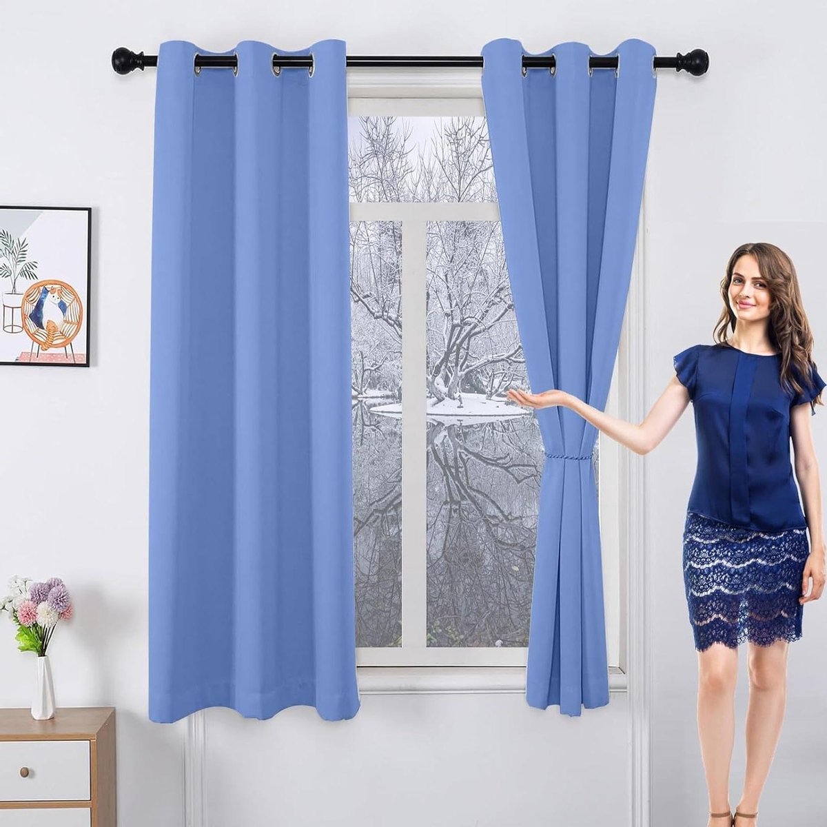 Verduisterende Gordijnen - Isolerende Raambekleding - Ruimte Donker Maken - Triple Weave T